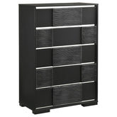 Coaster Blacktoft 5-drawer Chest Black Model 207105